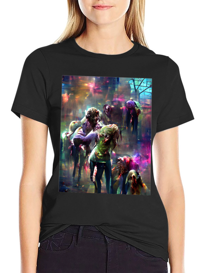 Zombie Art Graphic Tee - Unleash the Undead!