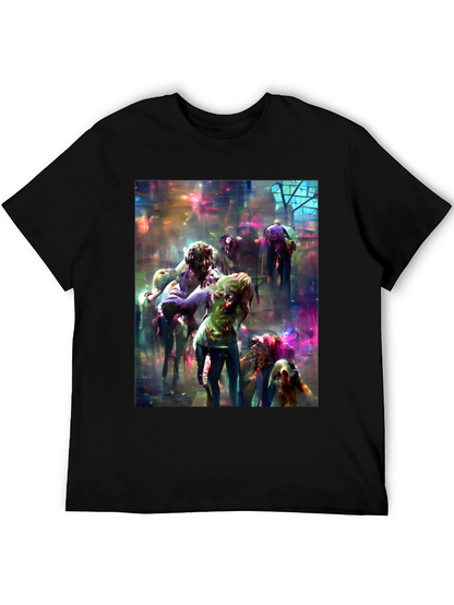 Zombie Art Graphic Tee - Unleash the Undead!