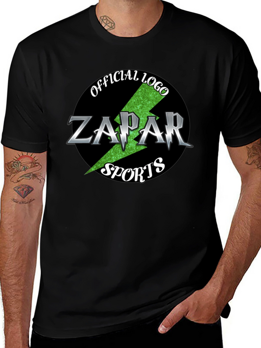Zapar Sports Official Logo Black T-Shirt