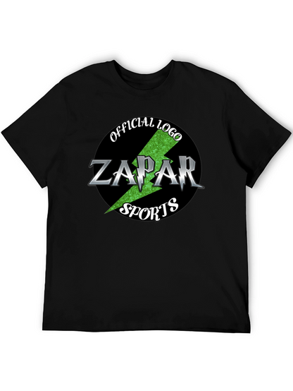 Zapar Sports Official Logo Black T-Shirt