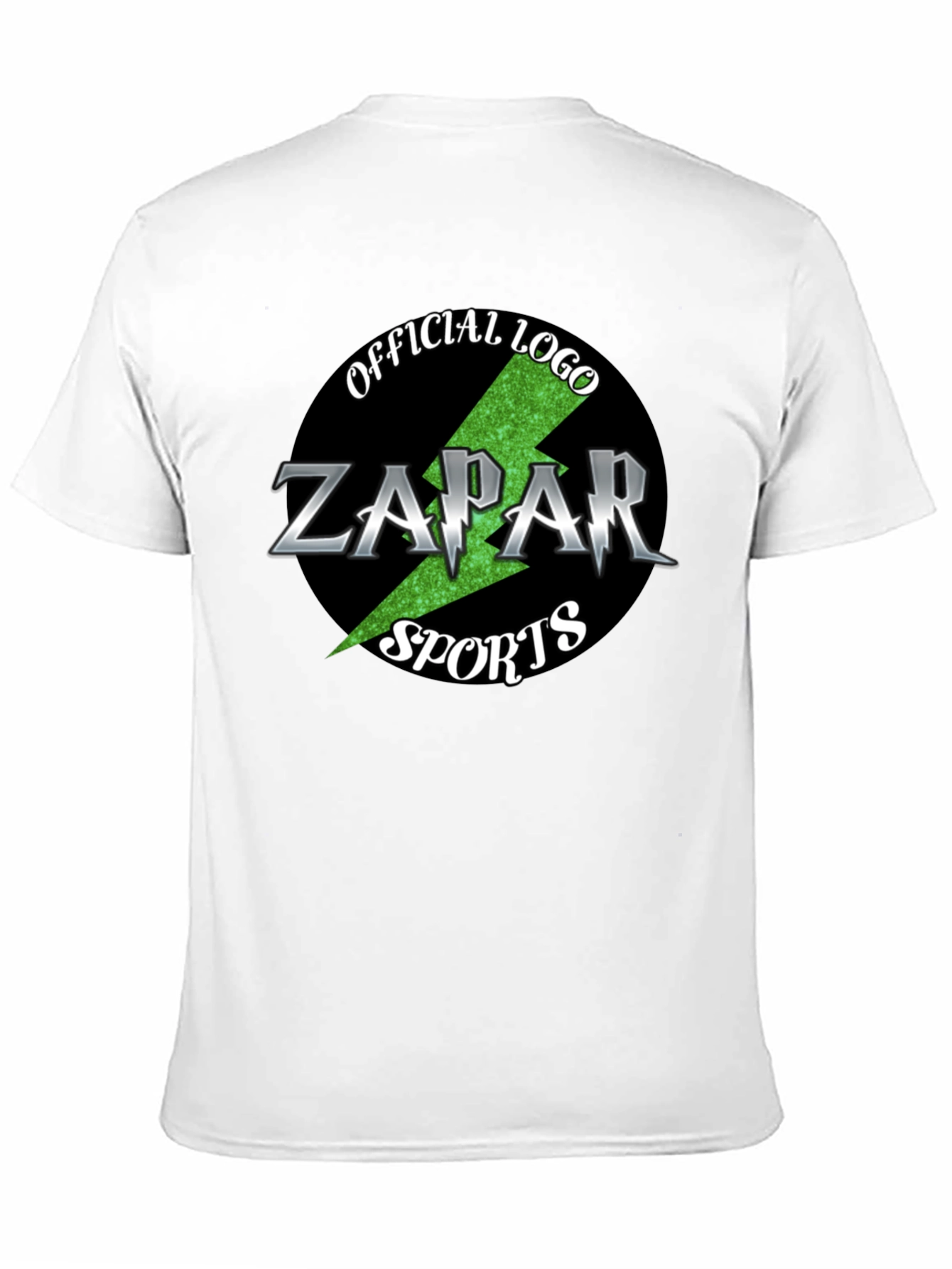 Zapar Sports Official Logo Black T-Shirt