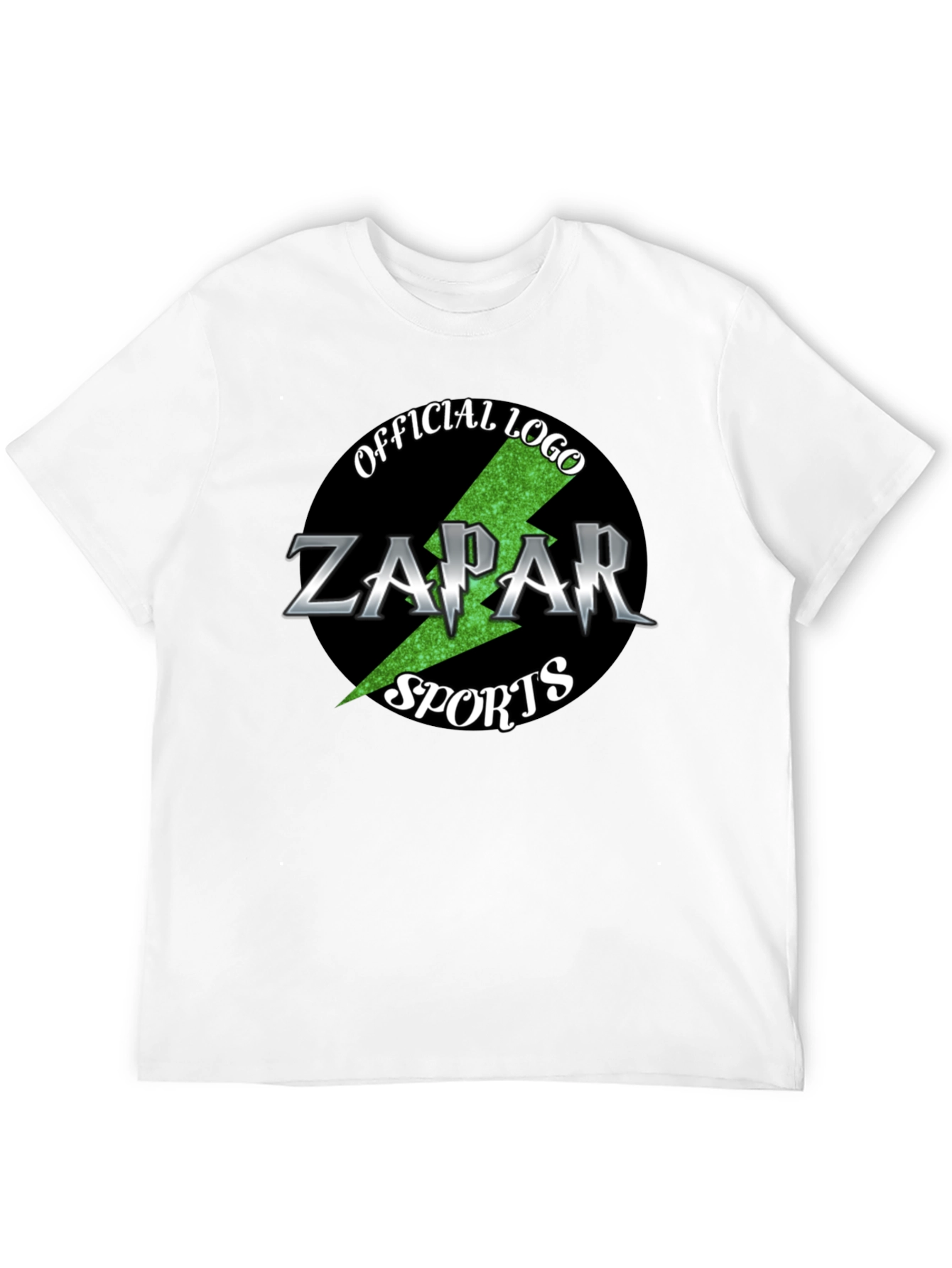 Zapar Sports Official Logo Black T-Shirt