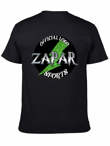 Zapar Sports Official Logo Black T-Shirt
