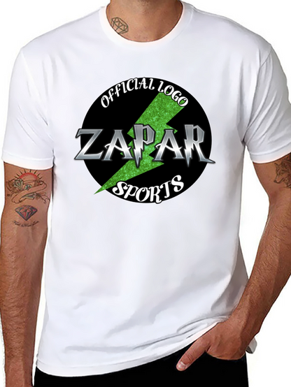 Zapar Sports Official Logo Black T-Shirt