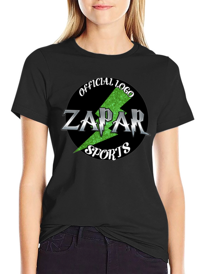 Zapar Sports Official Logo Black T-Shirt