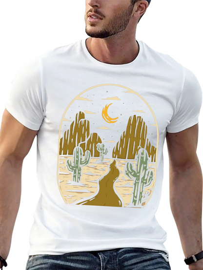 Desert Night Graphic Tee - Western Style