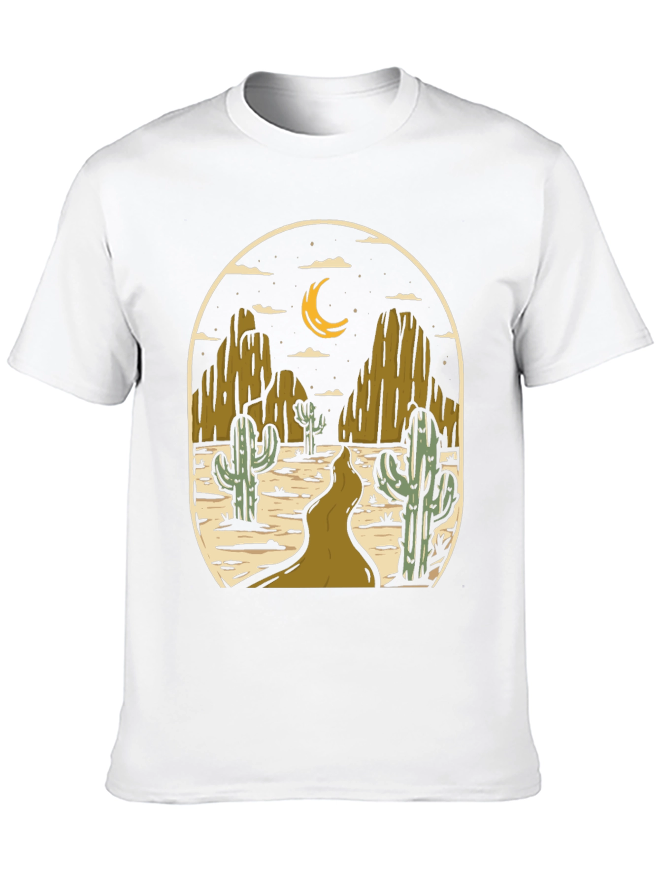 Desert Night Graphic Tee - Western Style