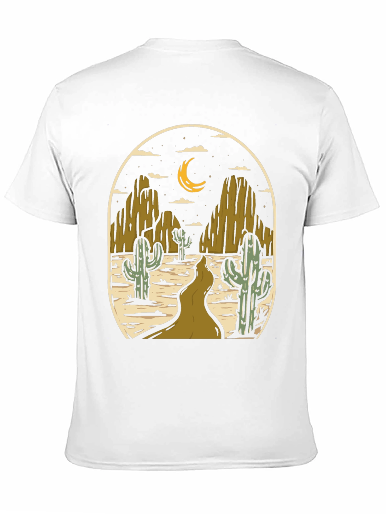 Desert Night Graphic Tee - Western Style