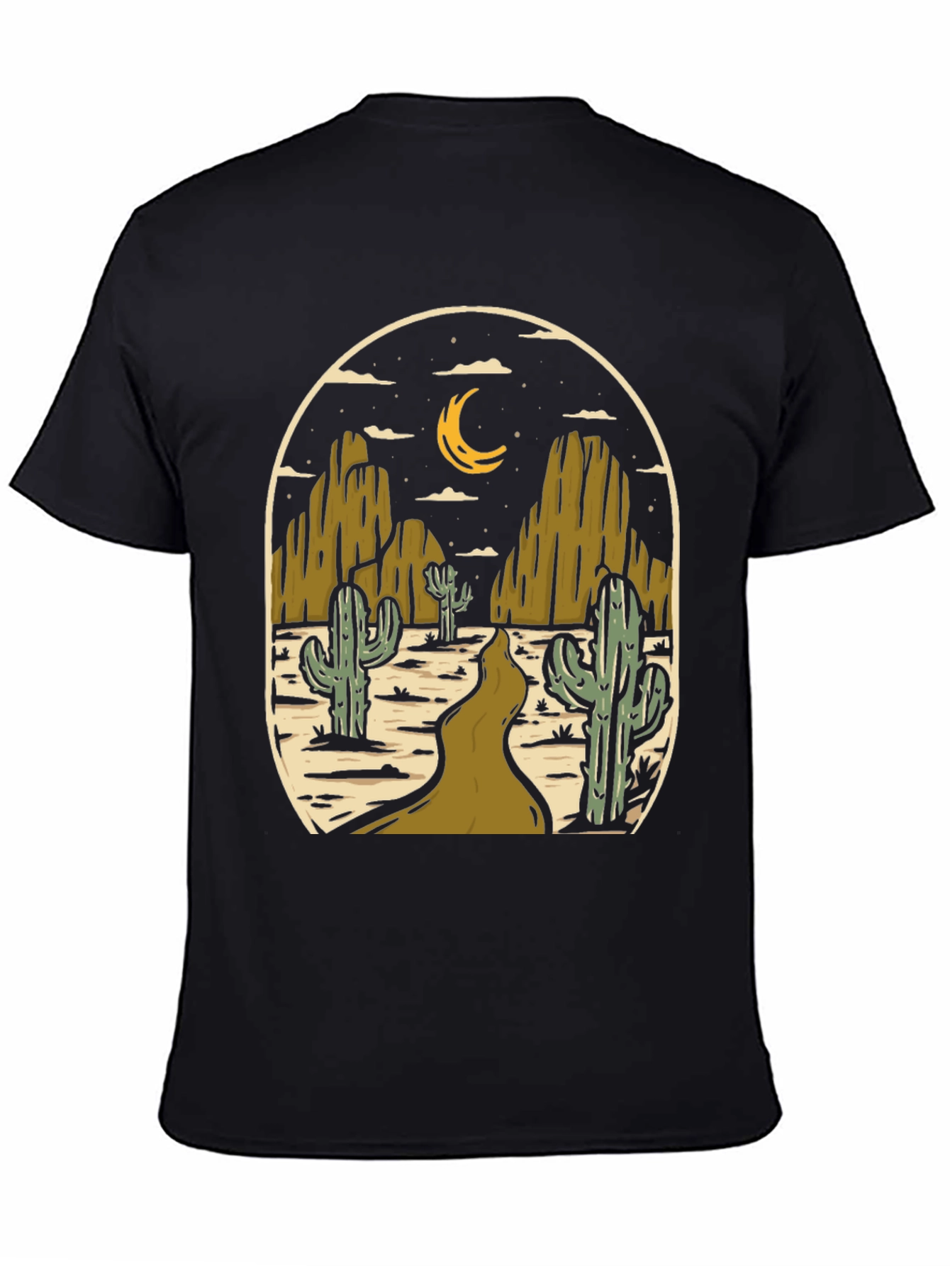 Desert Night Graphic Tee - Western Style