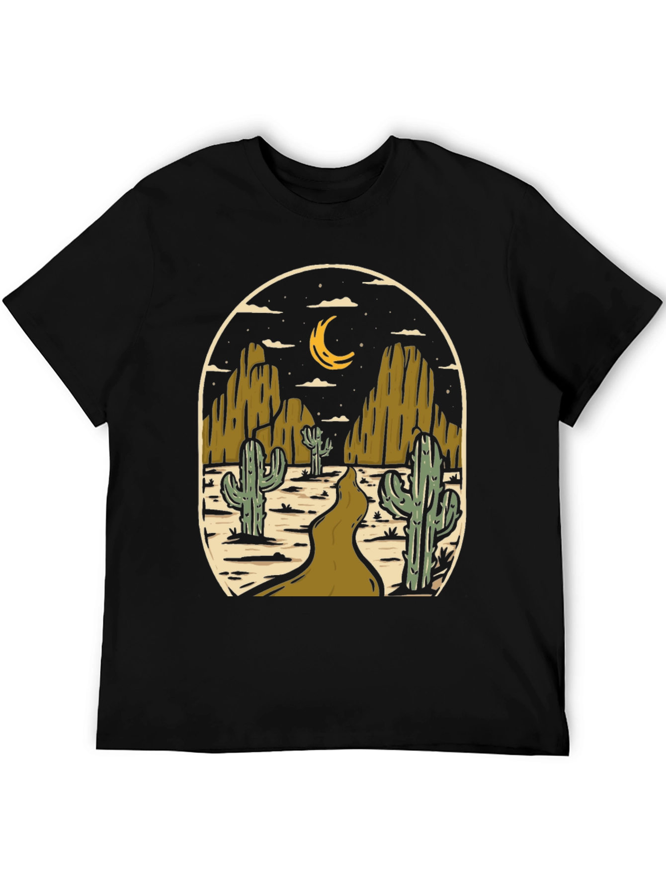 Desert Night Graphic Tee - Western Style