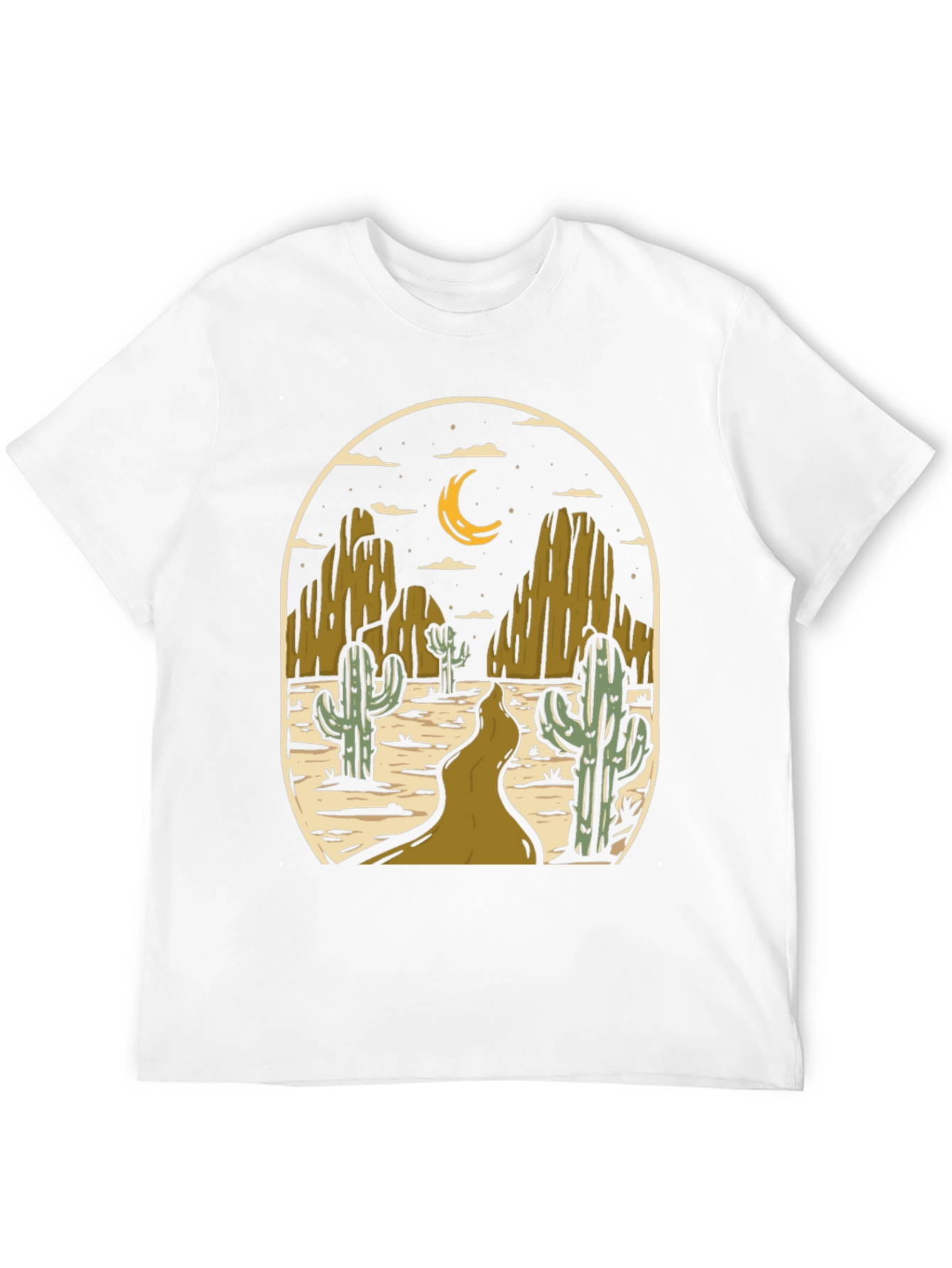 Desert Night Graphic Tee - Western Style