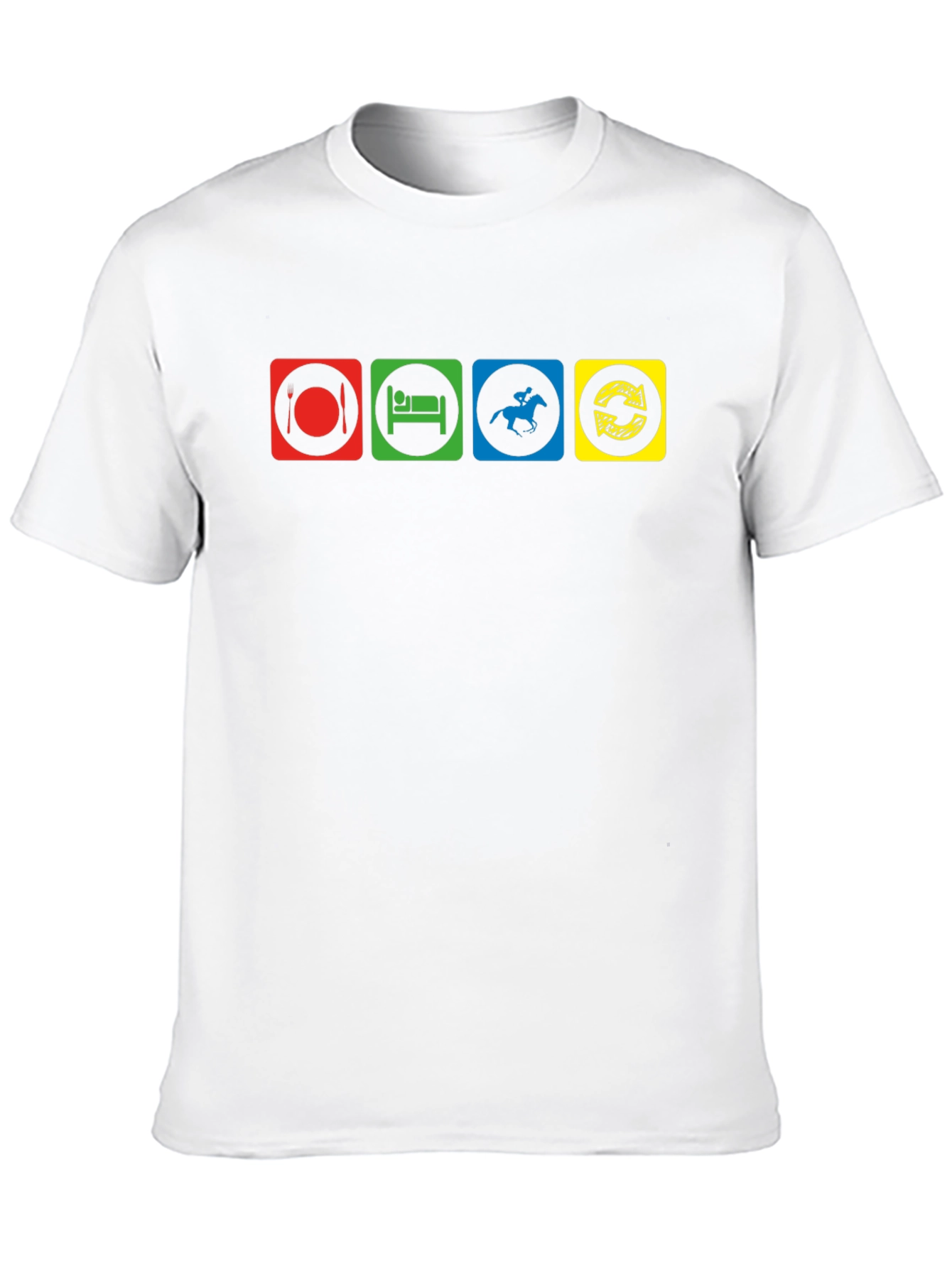 Eat Sleep Race Repeat Graphic Tee