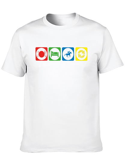 Eat Sleep Race Repeat Graphic Tee