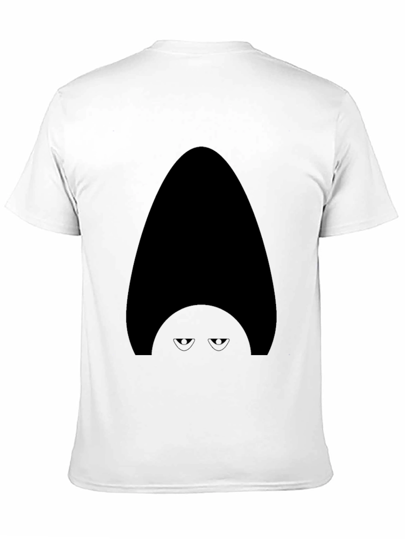Mysterious Character Graphic Tee - Mens Black T-Shirt