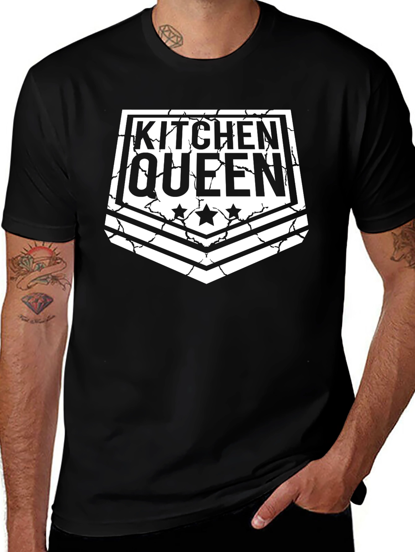 Kitchen Queen Graphic T-Shirt - Black