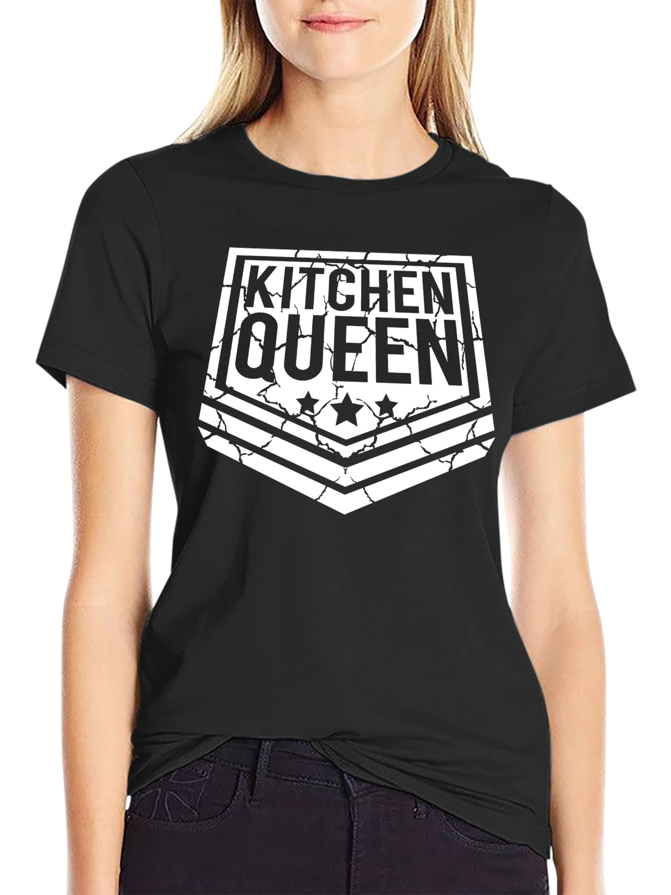 Kitchen Queen Graphic T-Shirt - Black