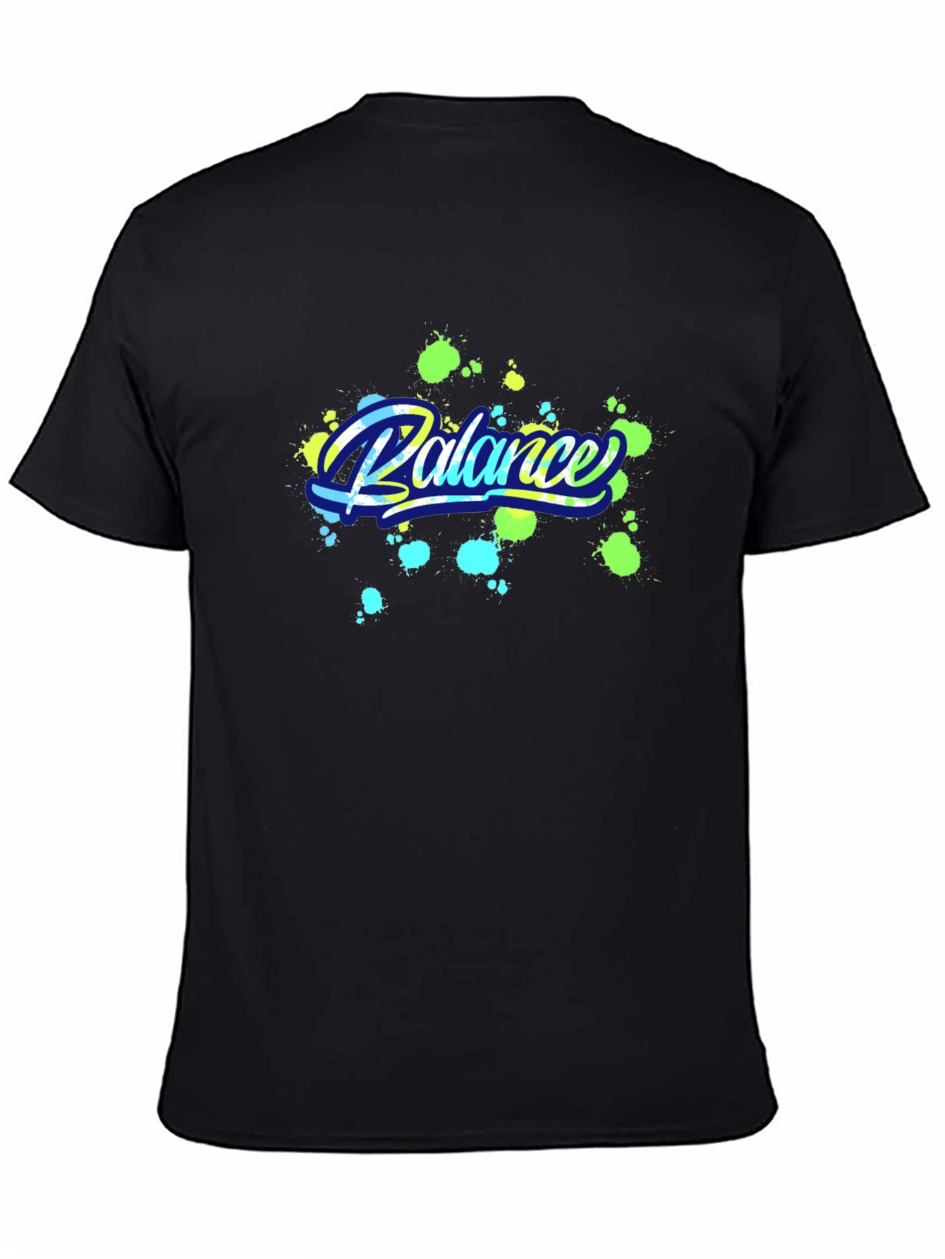 Balance Graphic Black T-Shirt