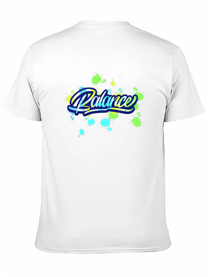 Balance Graphic Black T-Shirt