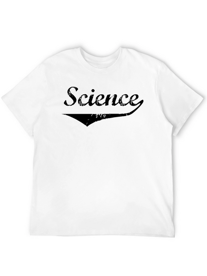 Science Graphic Tee - Cool Black T-Shirt