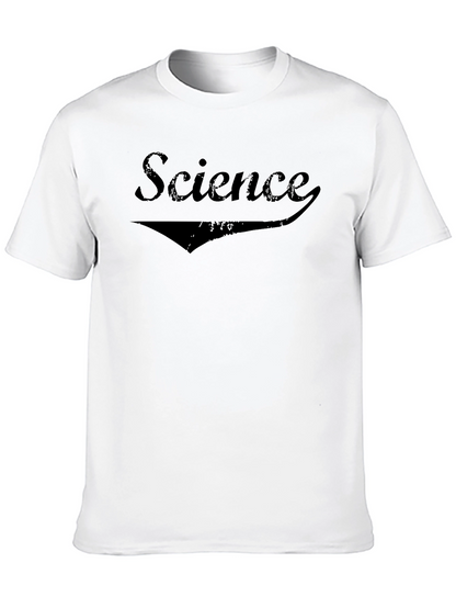 Science Graphic Tee - Cool Black T-Shirt