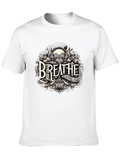 Breathes Graphic Tee - Stylish Black T-Shirt