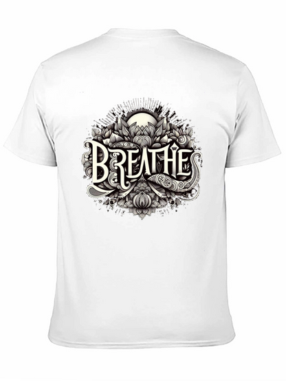 Breathes Graphic Tee - Stylish Black T-Shirt