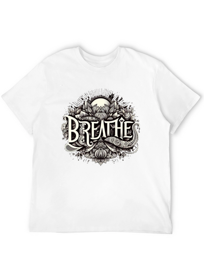 Breathes Graphic Tee - Stylish Black T-Shirt