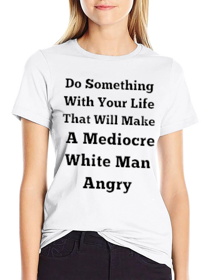 Provocative Slogan Graphic Tee