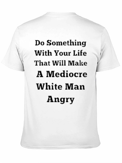 Provocative Slogan Graphic Tee