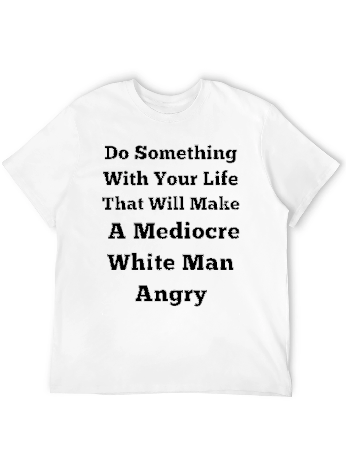 Provocative Slogan Graphic Tee