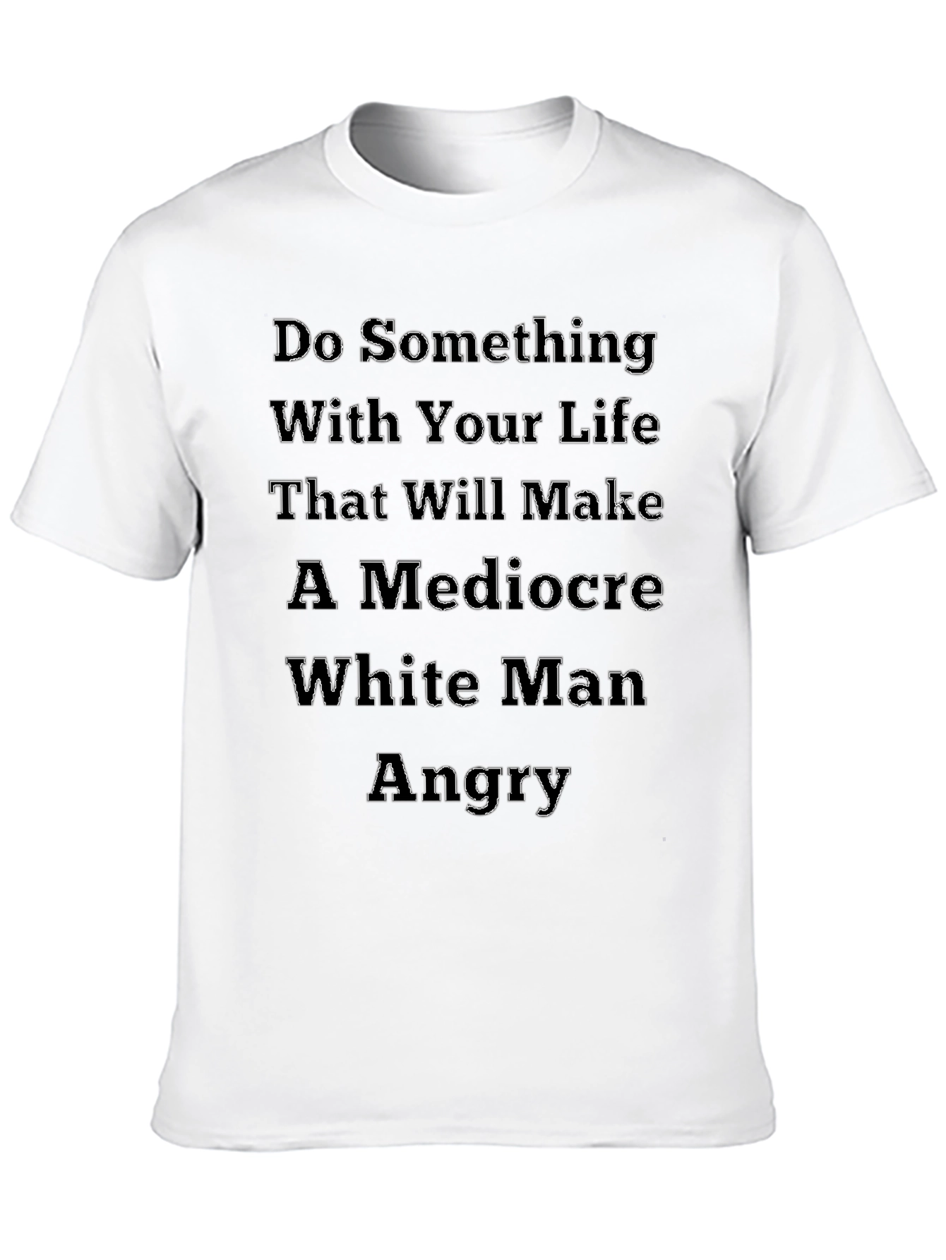 Provocative Slogan Graphic Tee