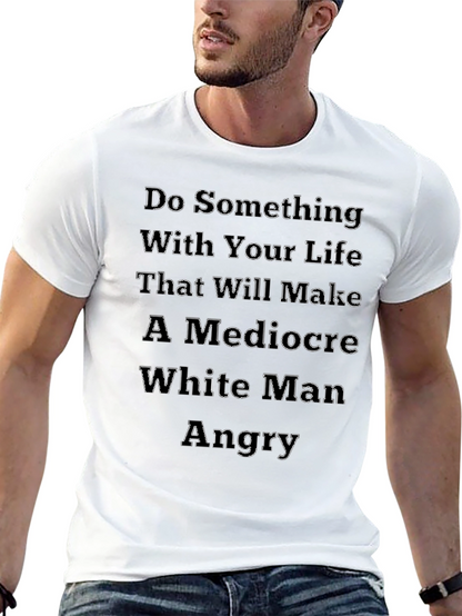 Provocative Slogan Graphic Tee