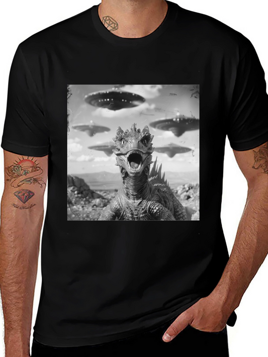 Sci-Fi Reptilian Invasion T-Shirt