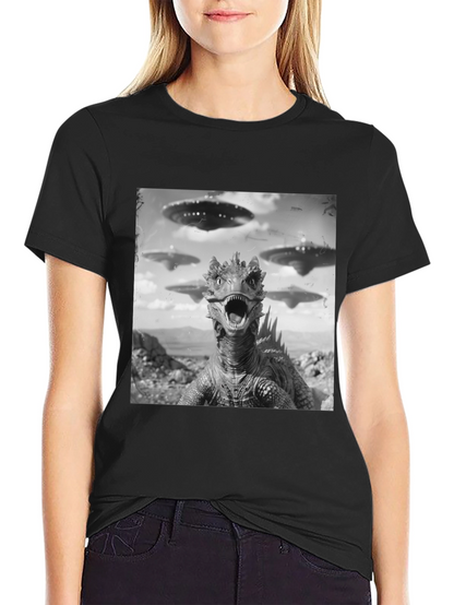 Sci-Fi Reptilian Invasion T-Shirt