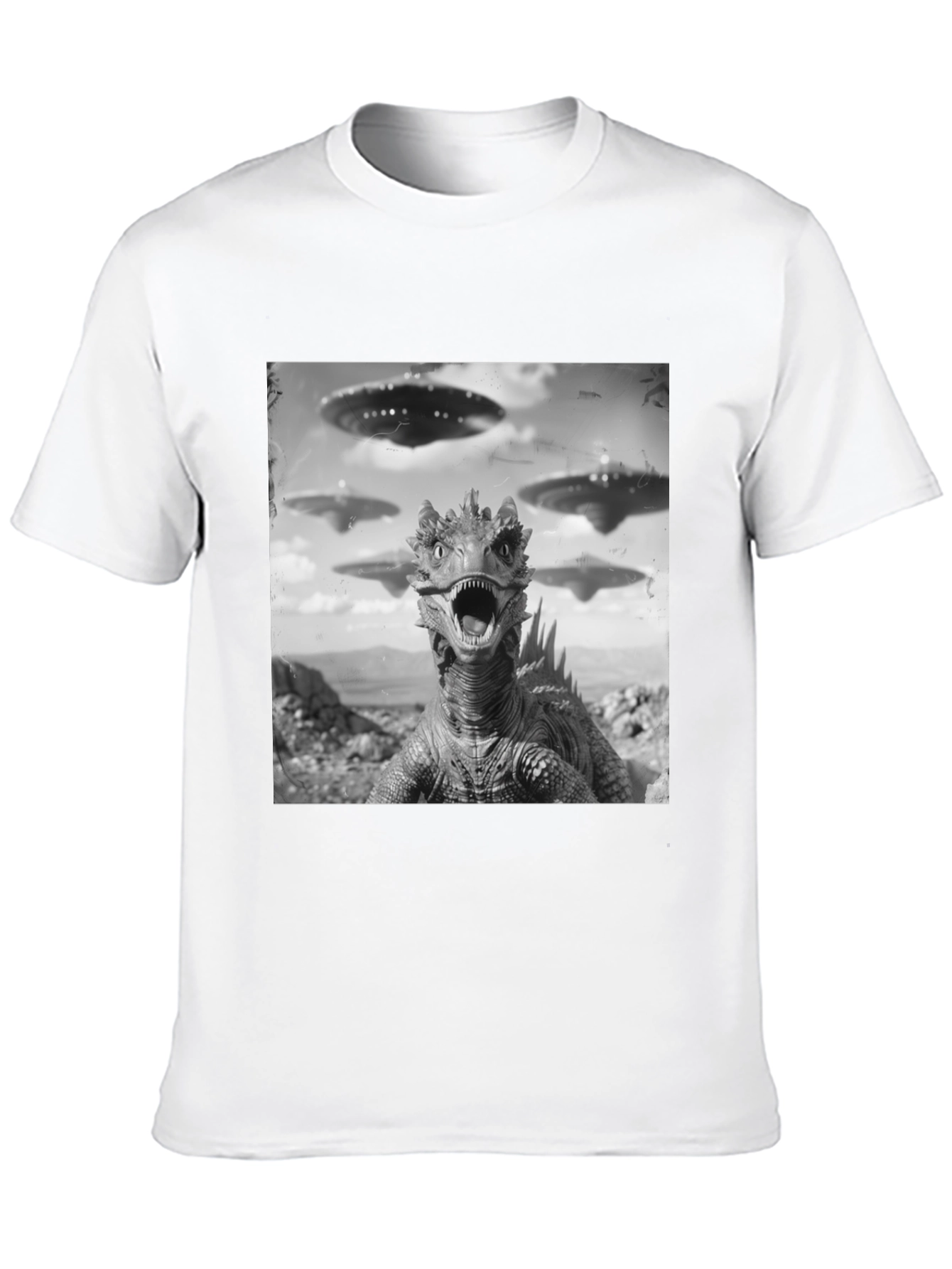 Sci-Fi Reptilian Invasion T-Shirt