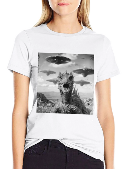 Sci-Fi Reptilian Invasion T-Shirt