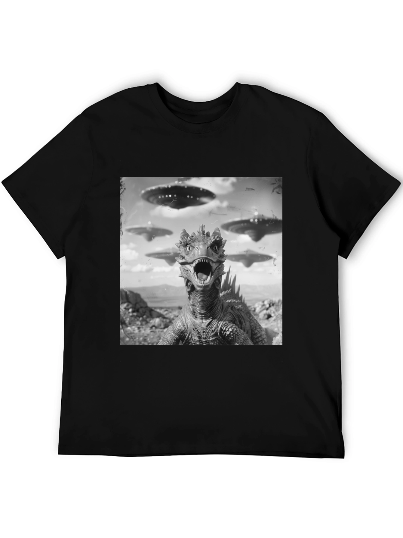 Sci-Fi Reptilian Invasion T-Shirt