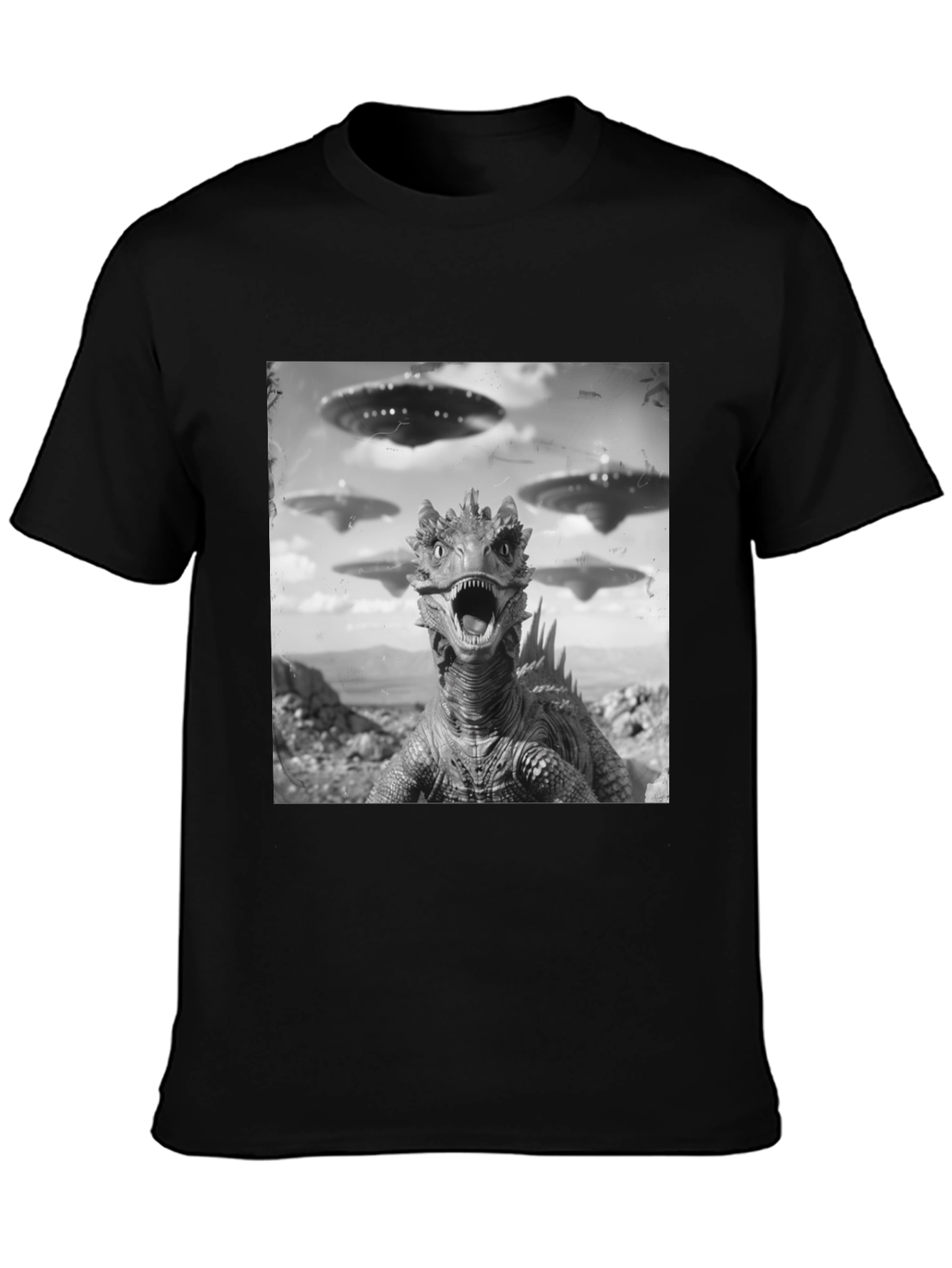 Sci-Fi Reptilian Invasion T-Shirt