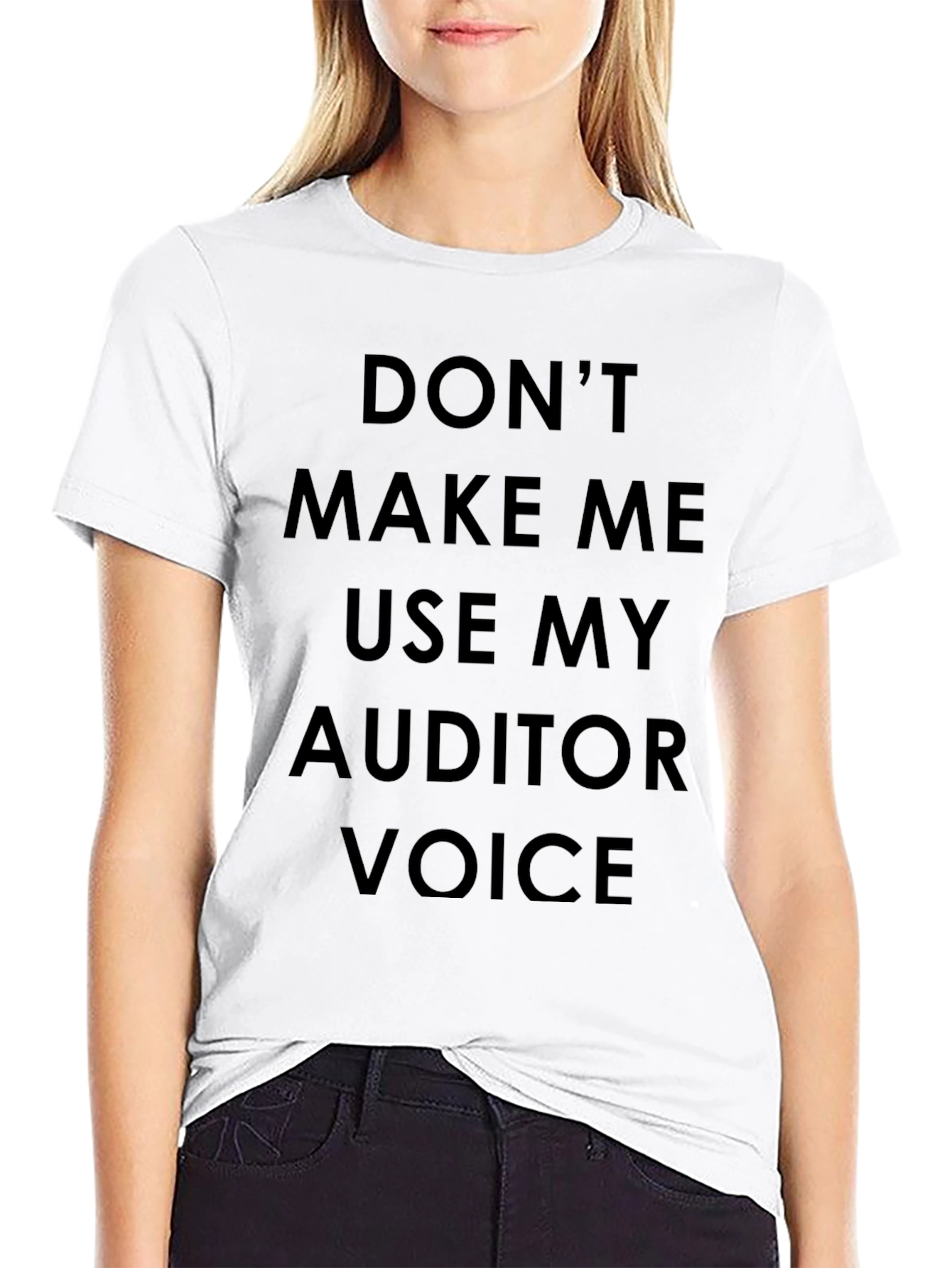 Auditor Voice T-Shirt - Funny Accounting Tee