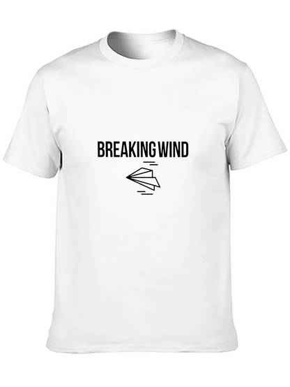 Breaking Wind T-Shirt - Funny Paper Airplane Graphic Tee
