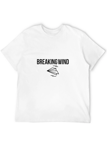 Breaking Wind T-Shirt - Funny Paper Airplane Graphic Tee