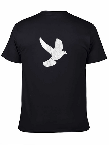 Dove Graphic Tee - Stylish Black T-Shirt