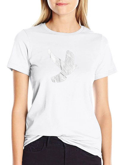 Dove Graphic Tee - Stylish Black T-Shirt