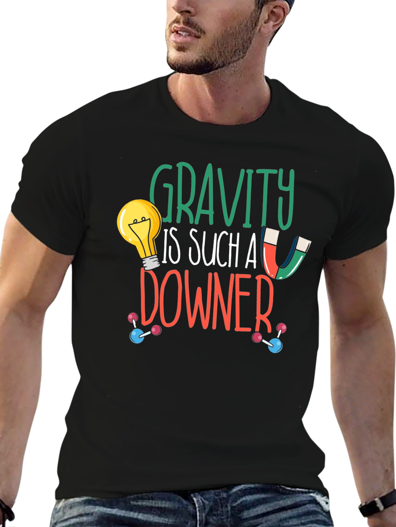 Gravity Is Such A Downer Graphic Tee