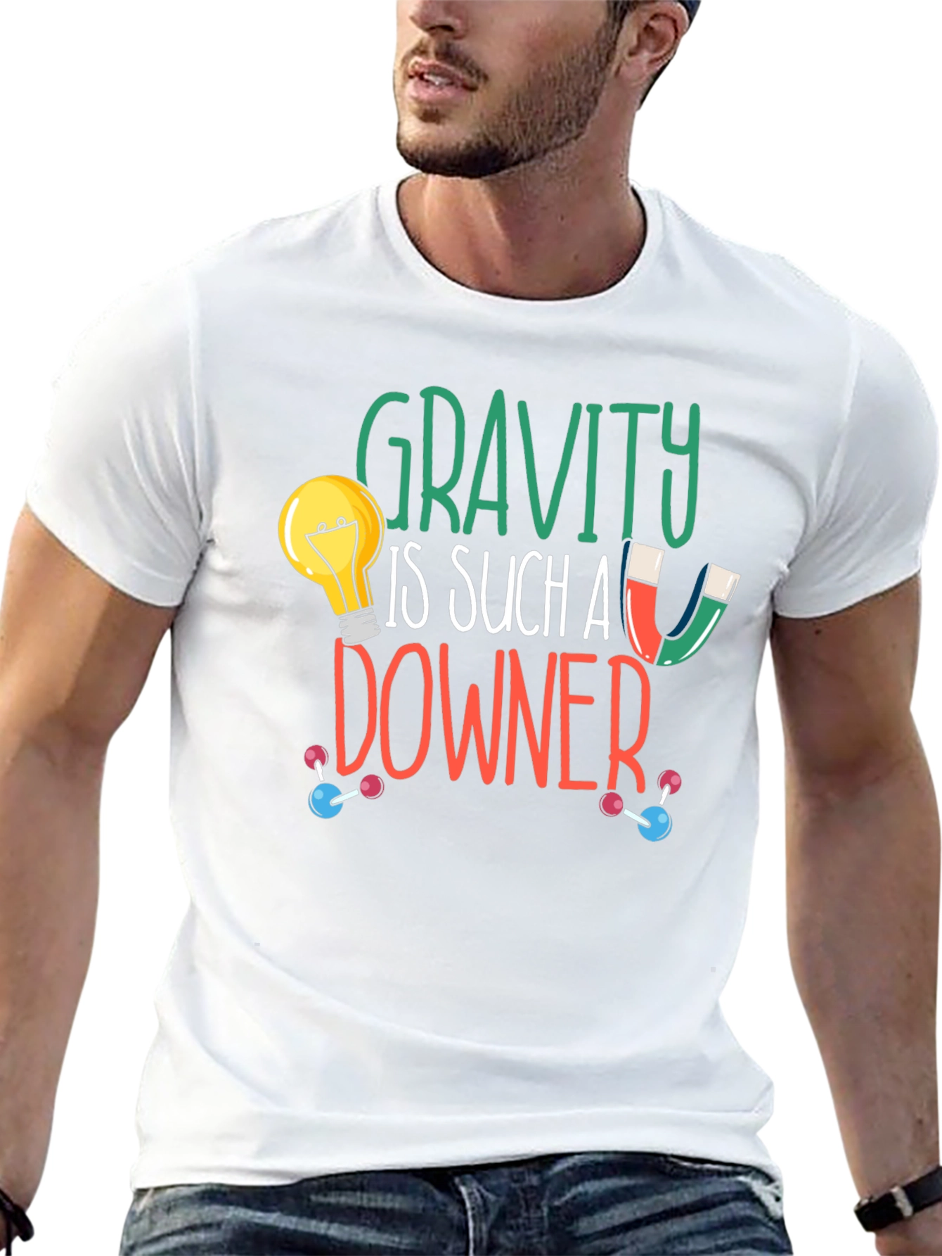 Gravity Is Such A Downer Graphic Tee