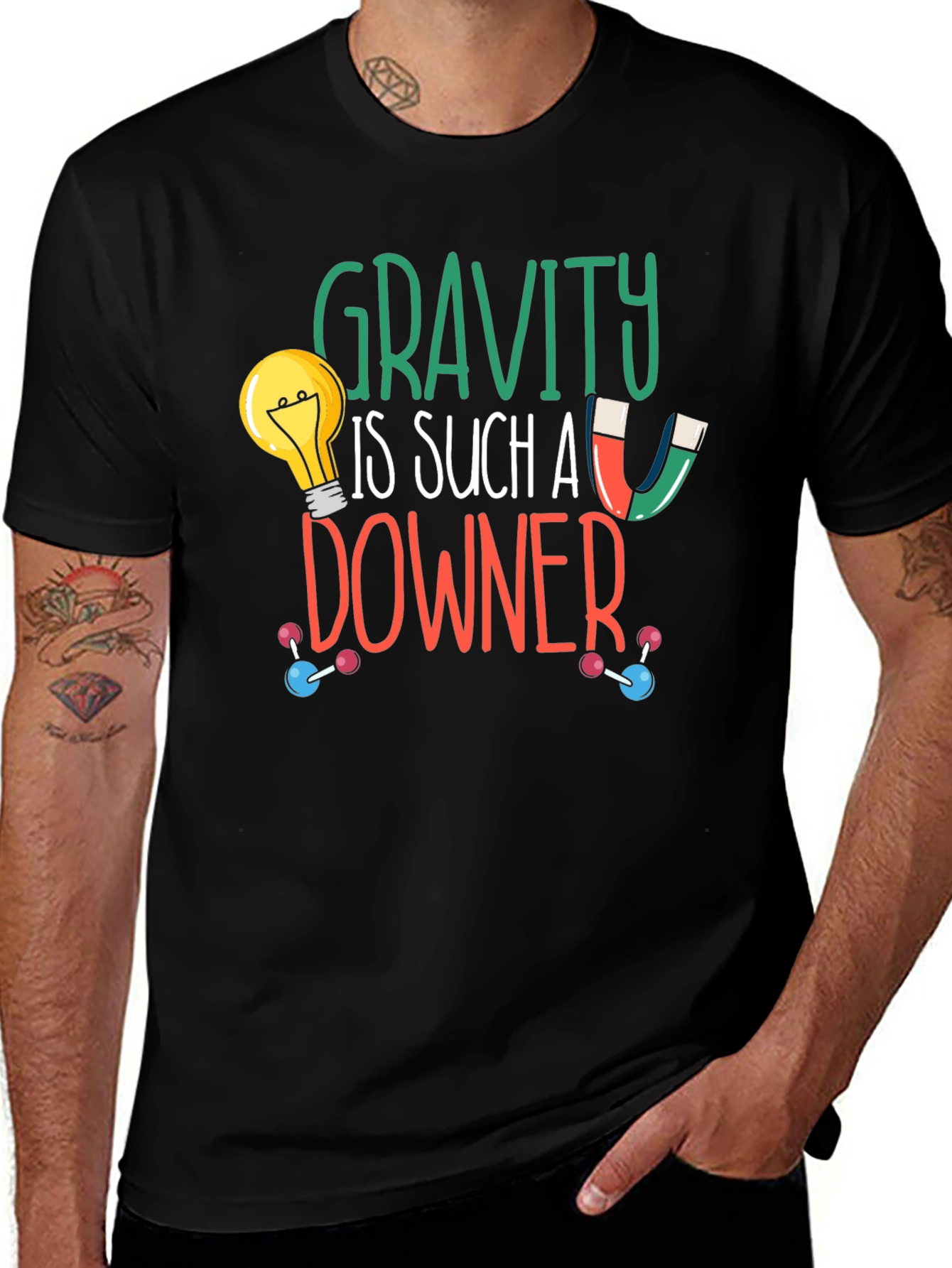 Gravity Is Such A Downer Graphic Tee