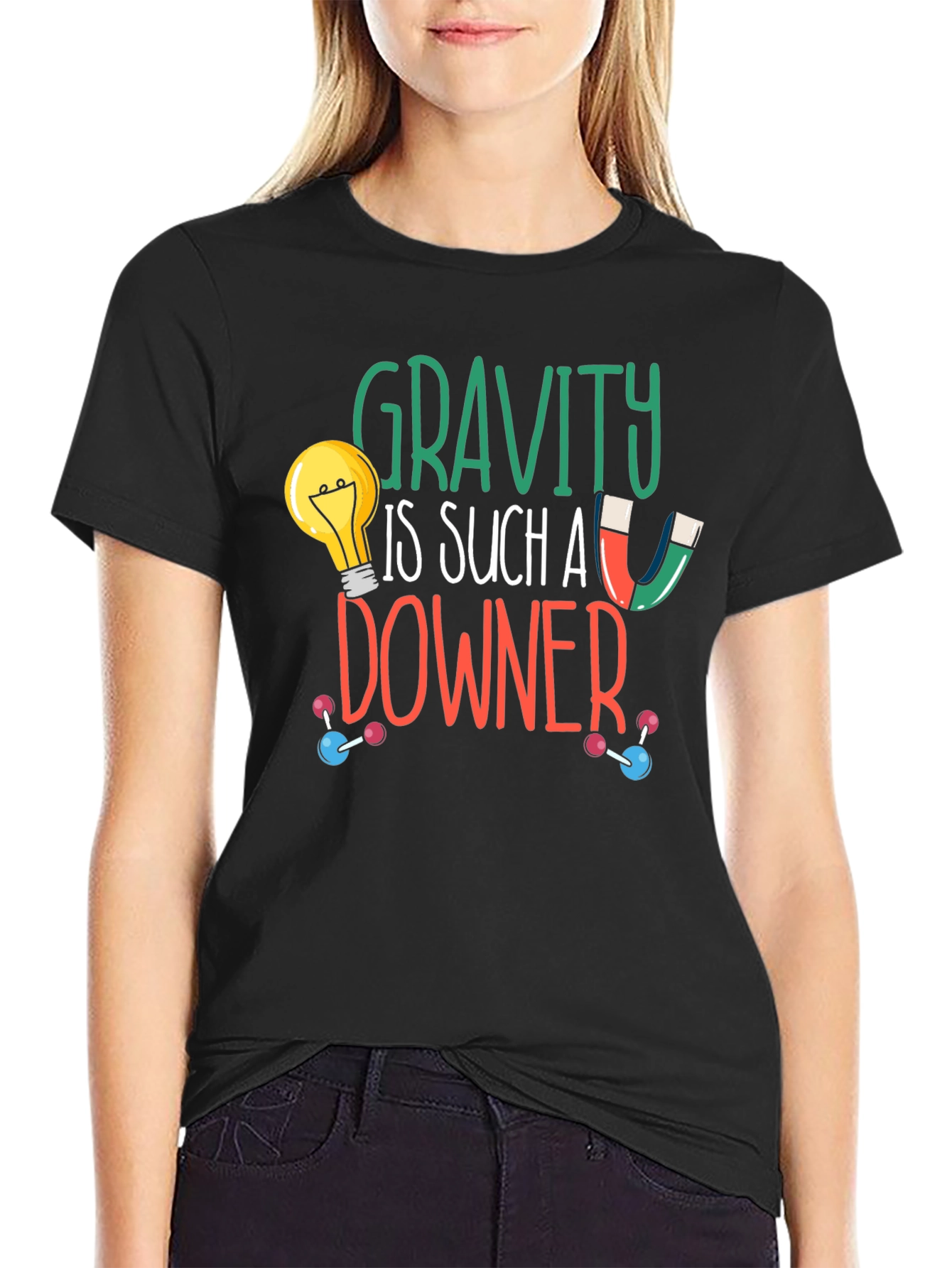 Gravity Is Such A Downer Graphic Tee