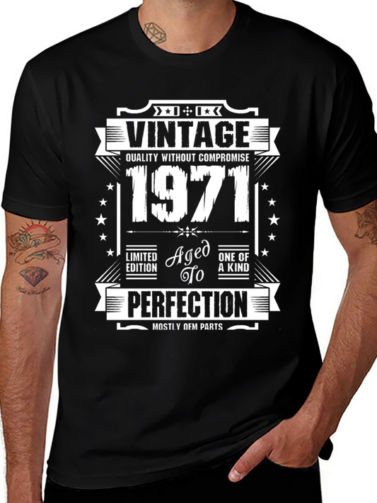Vintage 1971 Aged to Perfection T-Shirt