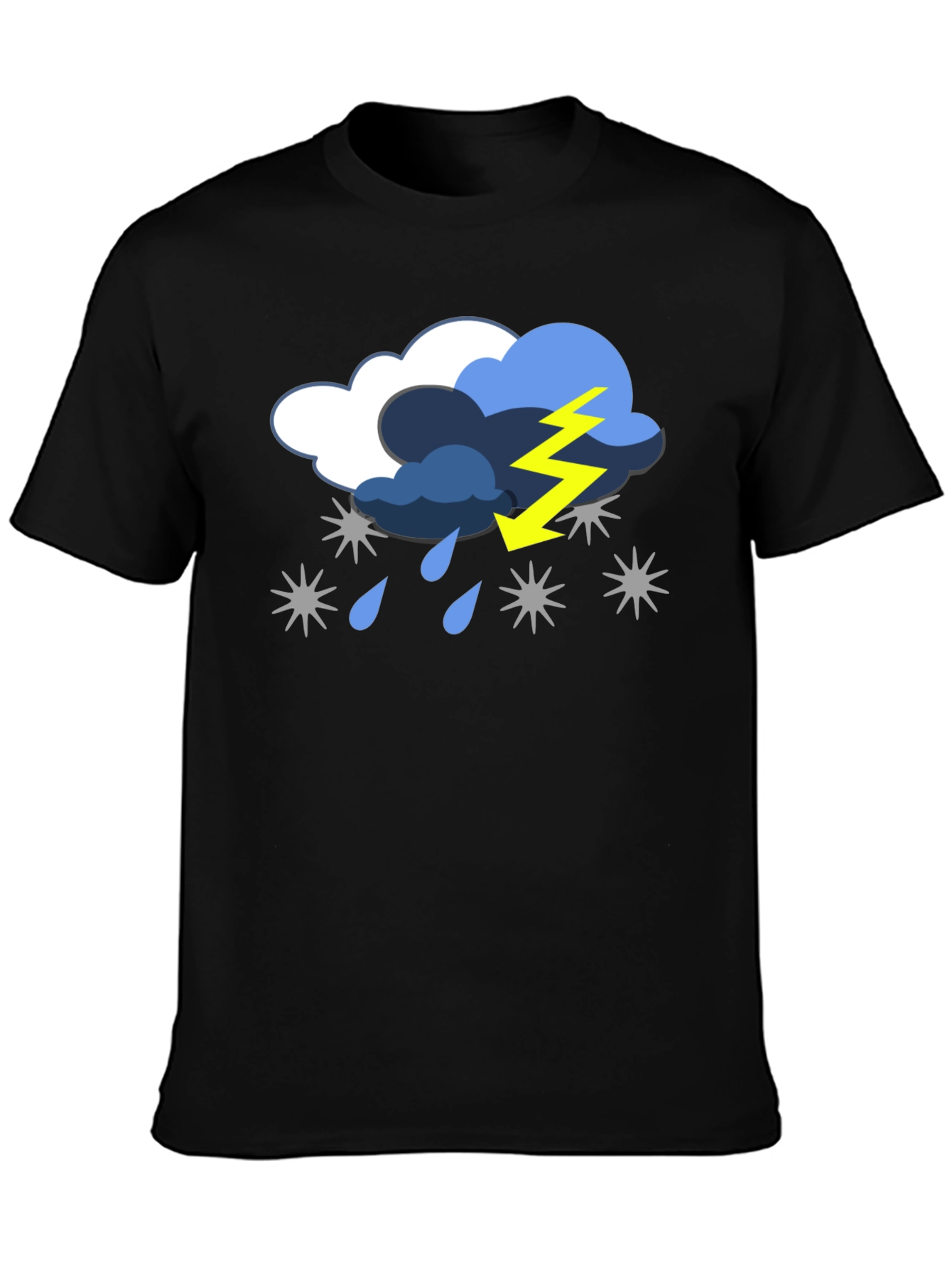 Stormy Weather Graphic Tee - Black T-Shirt