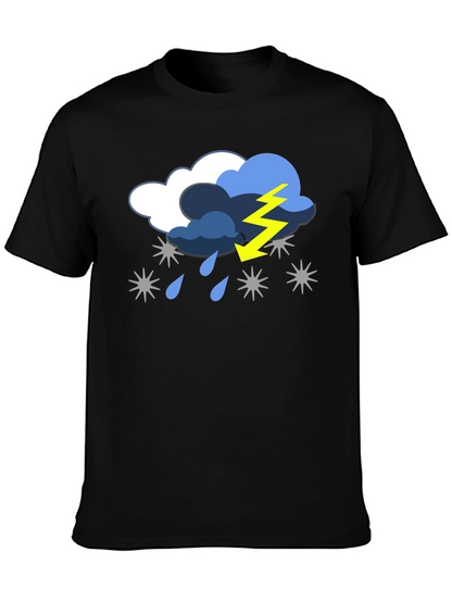 Stormy Weather Graphic Tee - Black T-Shirt